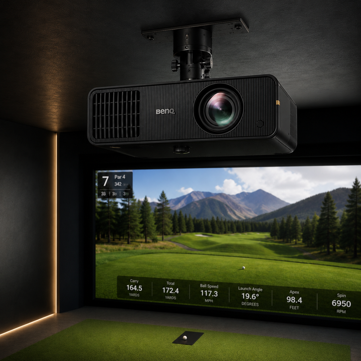 BenQ AH30ST 3000-Lumen Short Throw 1080P LED Golf Simulator Projector